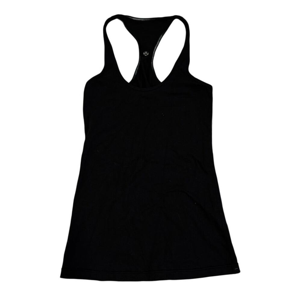 Lululemon Cool Racerback Black Longline Tank Est XS - Picture 3 of 5